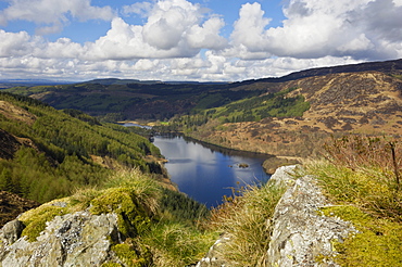 Glen Trool, seen from White Bennan, Dumfries and Galloway, Scotland, United Kingdom, Europe