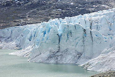 Austdalsbreen Glacier, Styggevatnet Lake, Jostedalsbreen Icecap, Sogn og Fjordane, Norway, Scandinavia, Europe