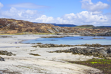 Uisken beach, near Bunessan, Isle of Mull, Inner Hebrides, Argyll and Bute, Scotland, United Kingdom, Europe