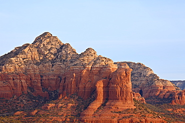 Red rock formations at sunrise, Coconino National Forest, Arizona, United States of America, North America