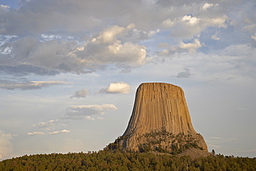 Devil's Tower, Devil's Tower National Monument, Wyoming, United States of America, North America