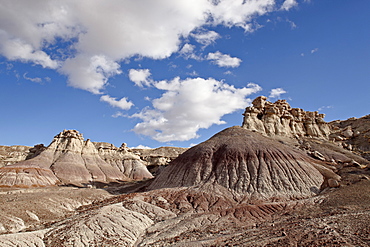 Badlands, Petrified Forest National Park, Arizona, United States of America, North America