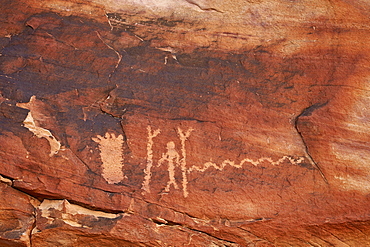 Petroglyphs, Gold Butte, Nevada, United States of America, North America