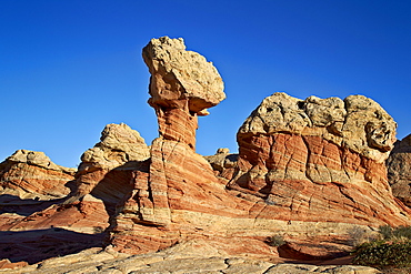 Sandstone formations, Coyote Buttes Wilderness, Vermilion Cliffs National Monument, Arizona, United States of America, North America