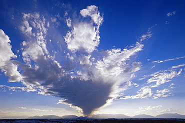 Storm cloud, White Sands National Monument, New Mexico, United States of America, North America