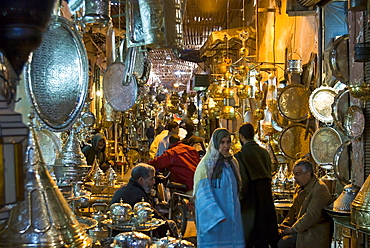 The Souk, Medina, Marrakech (Marrakesh), Morocco, North Africa, Africa