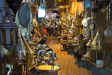 The Souk, Medina, Marrakech (Marrakesh), Morocco, North Africa, Africa