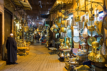 The souk, Marrakech (Marrakesh), Morocco, North Africa, Africa