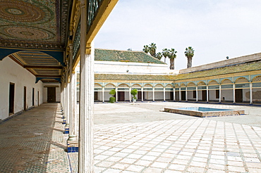 Bahia Palace, Marrakech, Morocco, North Africa, Africa