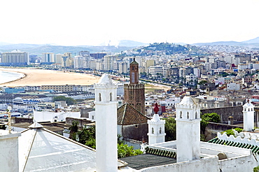 View of Tangier from the Medina, Tangier, Morocco, North Africa, Africa