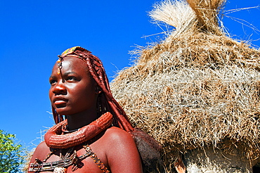 Himba girl, Kaokoveld, Namibia, Africa