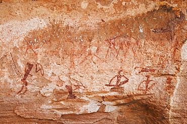 Rock paintings, Twyfelfontein, UNESCO World Heritage Site, Damaraland, Kunene Region, Namibia, Africa