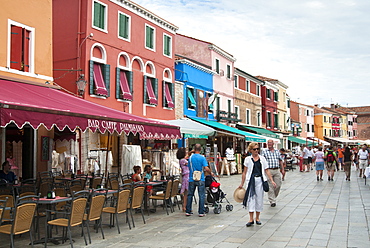 Burano Island, Venice, UNESCO World Heritage Site, Veneto, Italy, Europe