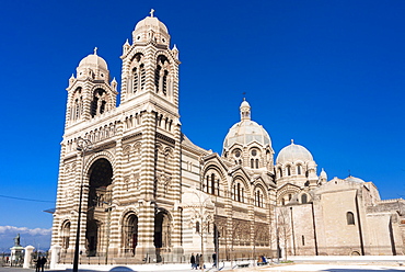 Cathedral of Marseille (Notre-Dame de la Major) (Sainte-Marie-Majeure), Marseille, Bouches du Rhone, Provence-Alpes-Cote-d'Azur, France, Europe