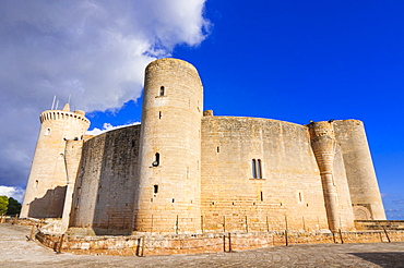 Bellver Castle, dating from the 14th century, Palma de Mallorca, Majorca, Balearic Islands, Spain, Europe