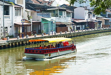 Melaka River, Melaka (Malacca), UNESCO World Heritage Site, Melaka State, Malaysia, Southeast Asia, Asia