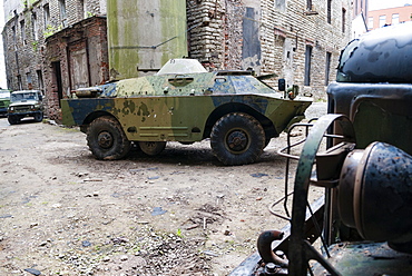 Russian military armored car, Soviet Period Exhibition (1945-1992), Tallinn, Estonia, Baltic States, Europe