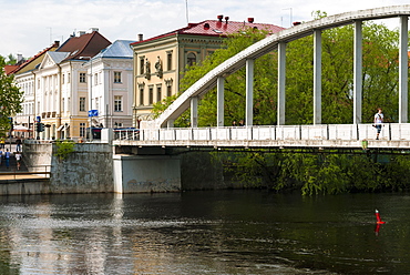 Bridge of Kaarsild, River Emajogi, Tartu, Estonia, Baltic States, Europe