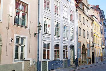 Pikk street, Old Town of Tallinn, UNESCO World Heritage Site, Estonia, Baltic States, Europe