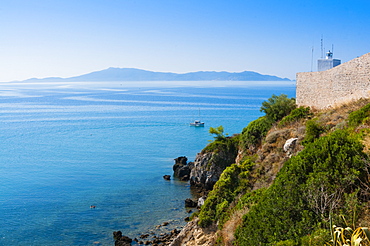 Cliffs of Talamone, Talamone, Grosseto province, Maremma, Tuscany, Italy, Europe