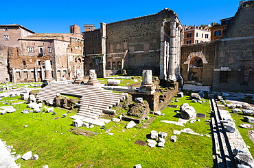 The Forum of Augustus, Temple of Mars Ultor, UNESCO World Heritage Site, Rome, Lazio, Italy, Europe