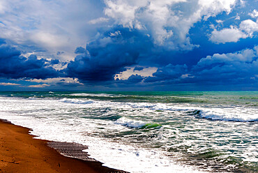 Tyrrhenian Sea, Capalbio beach, Province of Grosseto, Maremma, Tuscany, Italy, Europe