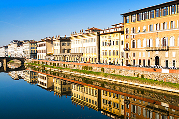 Ponte alla carraia, Lungarno Corsini, Arno River, Firenze, Tuscany, Italy