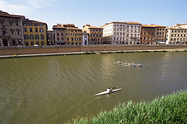 River Arno, Pisa, Tuscany, Italy, Europe