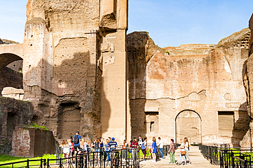 Frigidarium, Baths of Caracalla, UNESCO World Heritage Site, Rome, Latium (Lazio), Italy, Europe