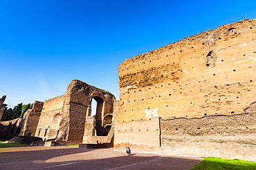 Exterior, Baths of Caracalla, UNESCO World Heritage Site, Rome, Latium (Lazio), Italy, Europe