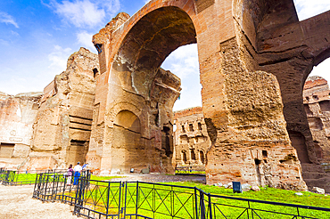 Frigidarium, Baths of Caracalla, UNESCO World Heritage Site, Rome, Latium (Lazio), Italy, Europe