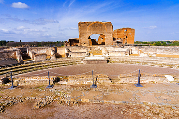 Theater of Commodus, Great Exedra, Roman Villa of Quintilii, Appian Way, Rome, Latium (Lazio), Italy, Europe