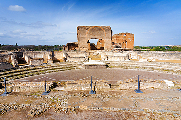 Theater of Commodus, Great Exedra, Roman Villa of Quintilii, Appian Way, Rome, Latium (Lazio), Italy, Europe