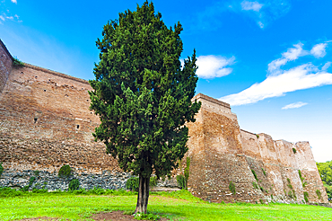 Roman Aurelian Walls (Mura Aureliane), UNESCO World Heritage Site, Rome, Latium (Lazio), Italy, Europe