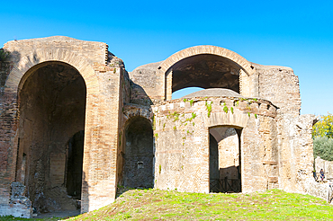 Small baths, Hadrian's Villa, UNESCO World Heritage Site, Tivoli, Province of Rome, Latium (Lazio), Italy, Europe