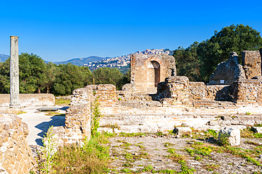 The Palace, Hadrian's Villa, UNESCO World Heritage Site, Tivoli, Province of Rome, Latium (Lazio), Italy, Europe