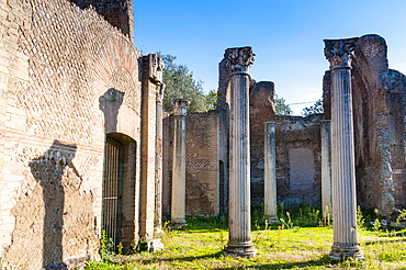 Piazza d'Oro (Golden Square), Hadrian's Villa, UNESCO World Heritage Site, Tivoli, Province of Rome, Latium (Lazio), Italy, Europe