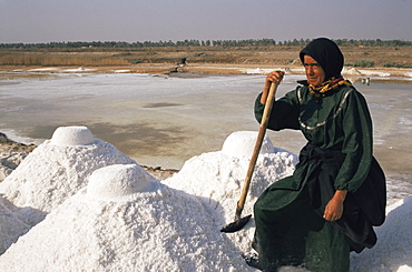 Salt pan, Nippur, Iraq, Middle East