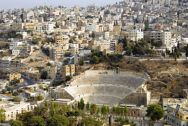 Roman Theatre, Amman, Jordan, Middle East