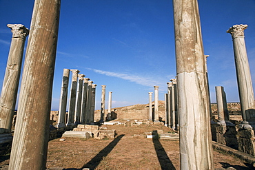 Eastern basilica, Apollonia, Cyrenaica, Libya, North Africa, Africa