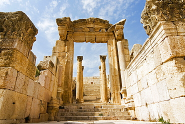 Tha Cathedral, Jerash (Gerasa), a Roman Decapolis city, Jordan, Middle East