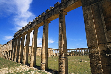 Gymnasium, Cyrene, UNESCO World Heritage Site, Cyrenaica, Libya, North Africa, Africa