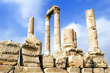 Temple of Hercules, the Citadel, Amman, Jordan, Middle East