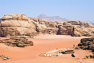 Tented camp, Wadi Rum, Jordan, Middle East