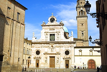 St. Giovanni Square and St. Giovanni Church, Parma, Emilia Romagna, Italy, Europe