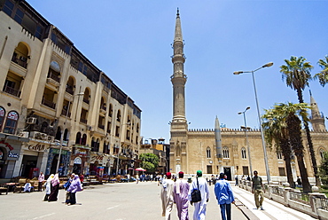 El Hussein Square and Mosque, Cairo, Egypt, North Africa, Africa