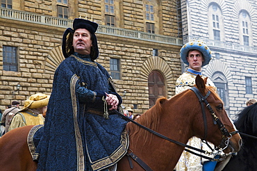 Medieval parade of Cavalcata dei Magi, Florence (Firenze), Tuscany, Italy, Europe