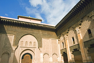 Ben Youssef Medersa (Koranic School), UNESCO World Heritage Site, Marrakech (Marrakesh), Morocco, North Africa, Africa