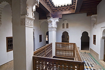 Ben Youssef Medersa (Koranic School), UNESCO World Heritage Site, Marrakech (Marrakesh), Morocco, North Africa, Africa