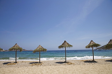 Beach of Psaurous, Mykonos, Cyclades Islands, Greek Islands, Greece, Europe